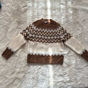 J Crew Fair Isle Sweater xxs